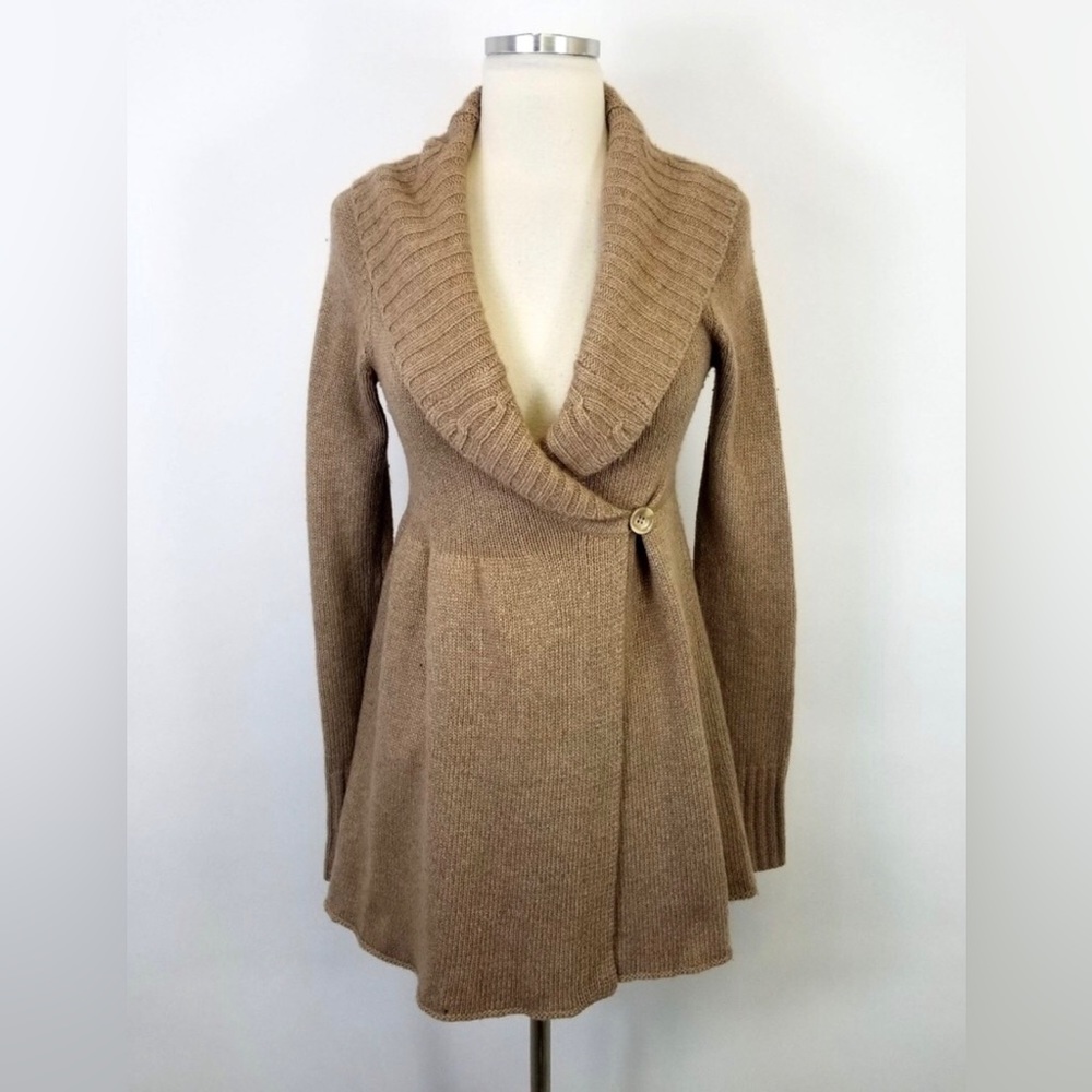 Talula Tan Cardigan Sweater